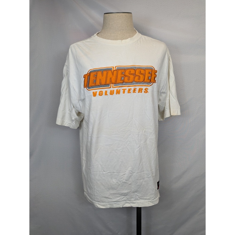 Vintage Tennessee Volunteers Shirt Mens XL White Pro Player Stitched‎ Cotton